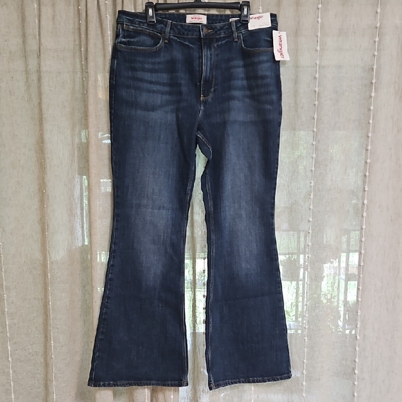 Wrangler Denim - Wrangler Women's Dark Indigo Flare Jeans